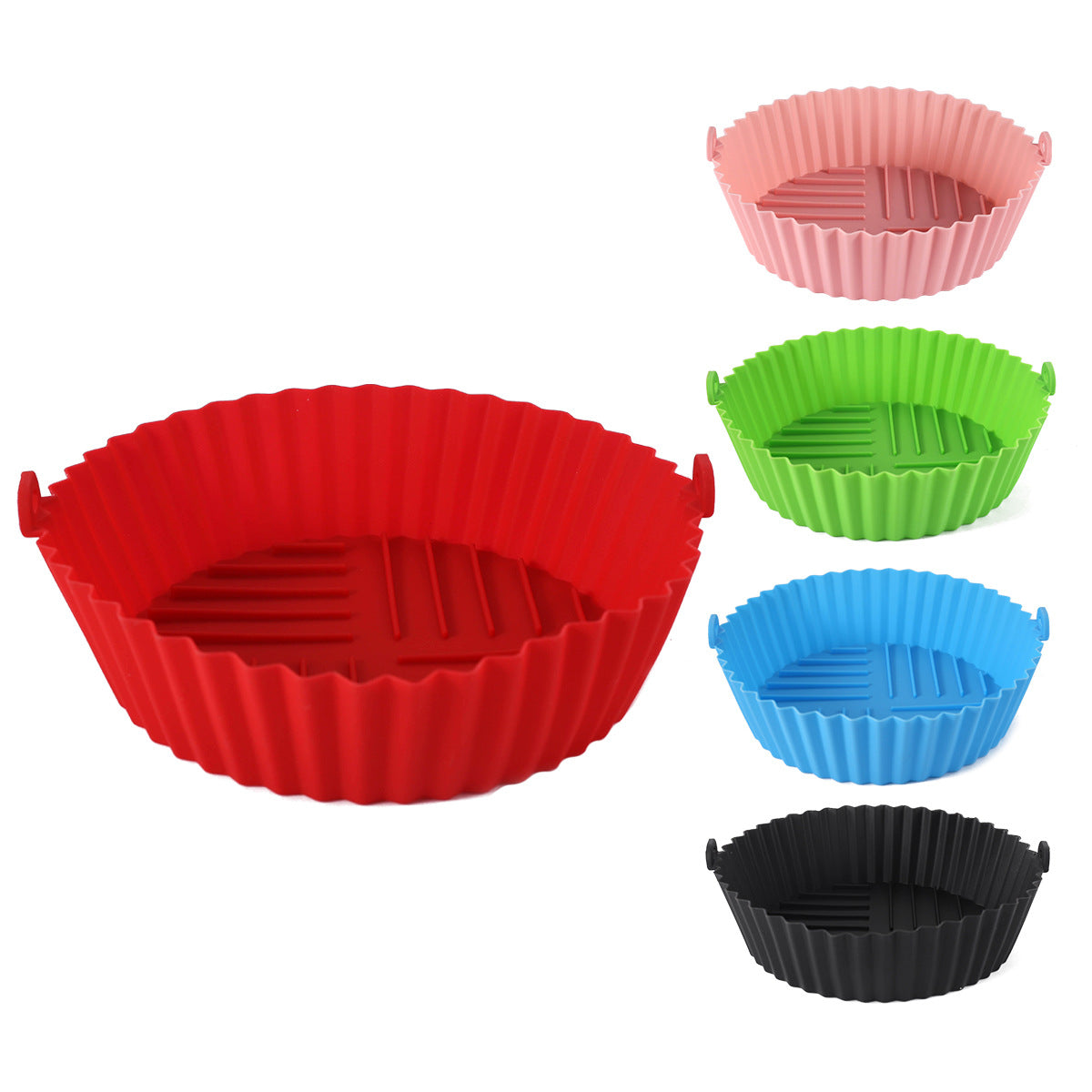 Edible Silicone Round Air Fryer Tray