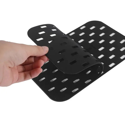 2pcs Black Silicone Mats for Air Fryer