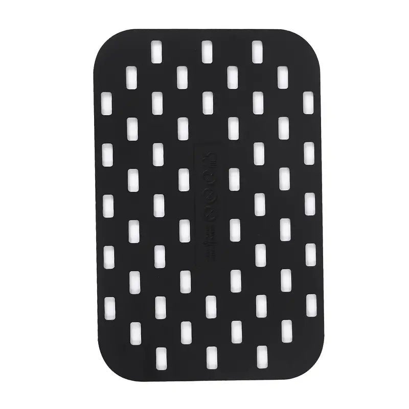 2pcs Black Silicone Mats for Air Fryer